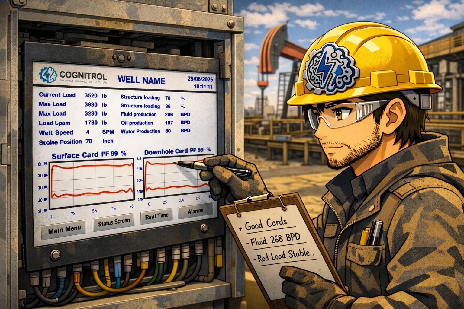 Field monitoring and well performance review for IQLogic system
